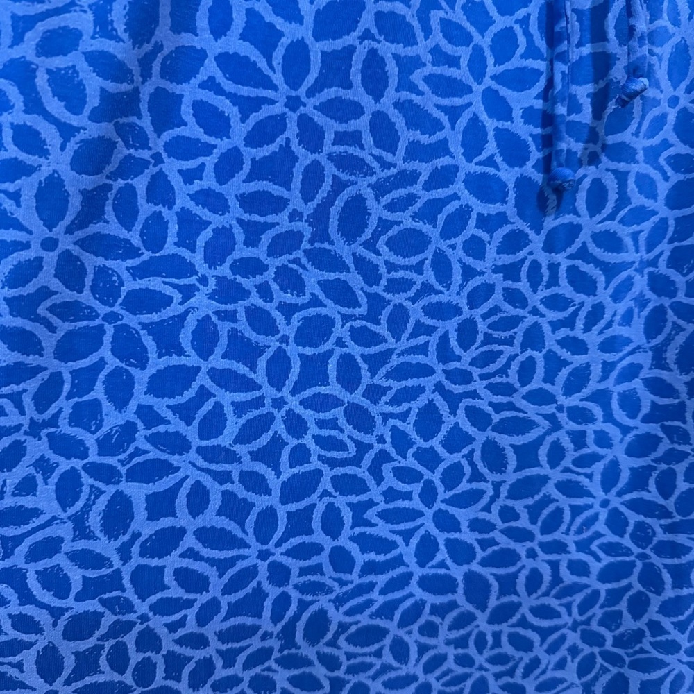 Fresh Produce Blue Patterned Floral Stretch Sleeveless Dress Beach XL - Picture 5 of 7